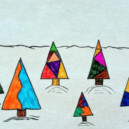 Weihnachtsbaum modern