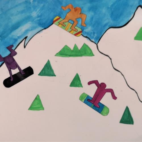 snowboarding