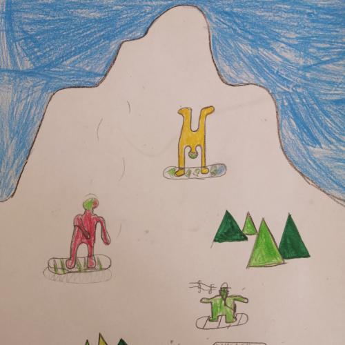 snowboarding
