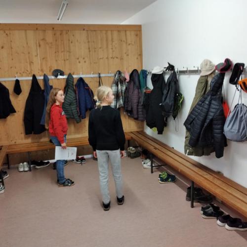 Kontrolle der Garderobe