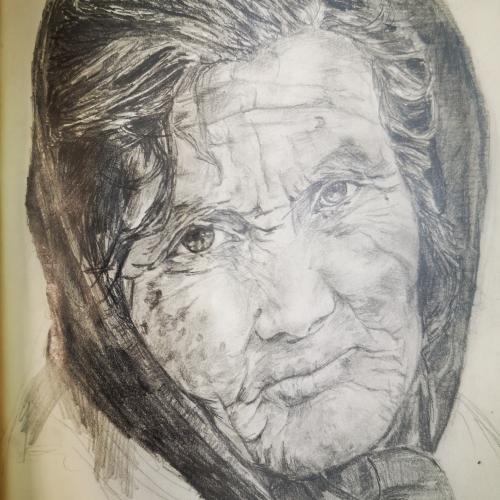 Alte Frau_ Portrait