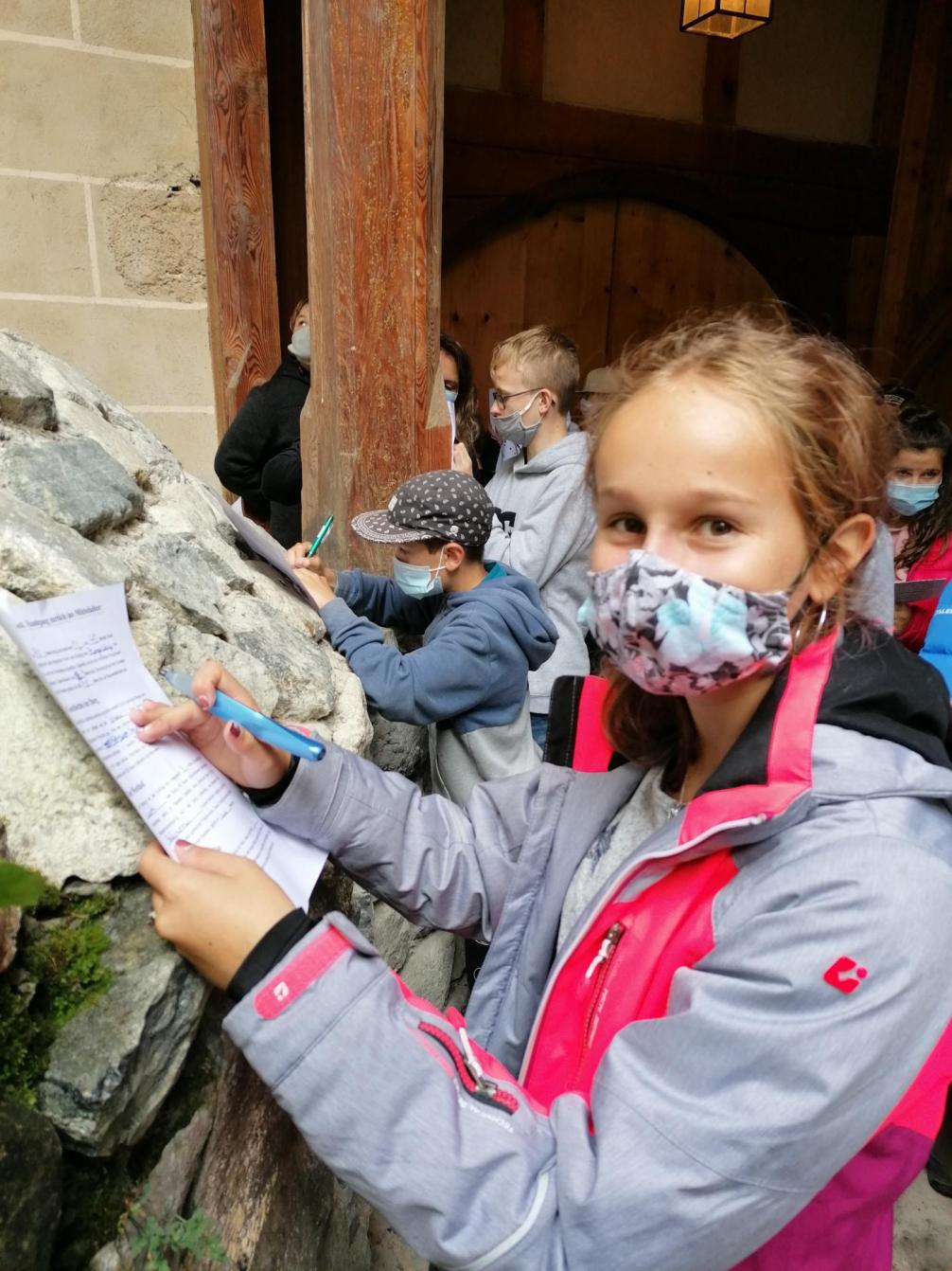 Auch auf der Burg wurde fleißig gearbeitet