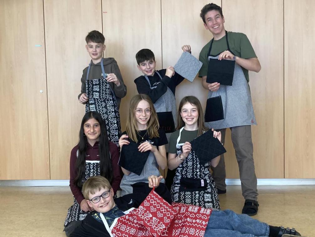 Die 2c nähte Topflappen und Schürzen