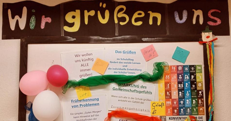 Wir grüßen uns!