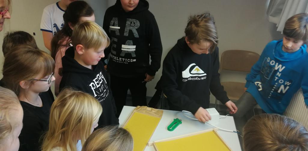 Mittelwand einlöten